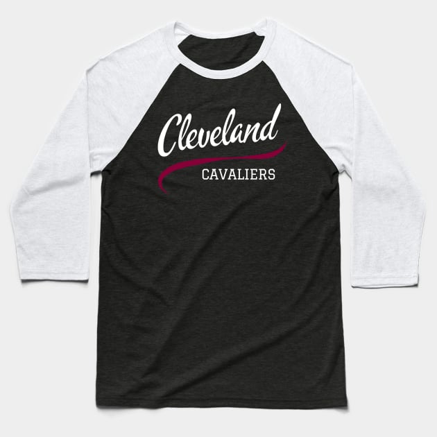 Cleveland Cavaliers Retro Cavs Baseball T-Shirt by CityTeeDesigns